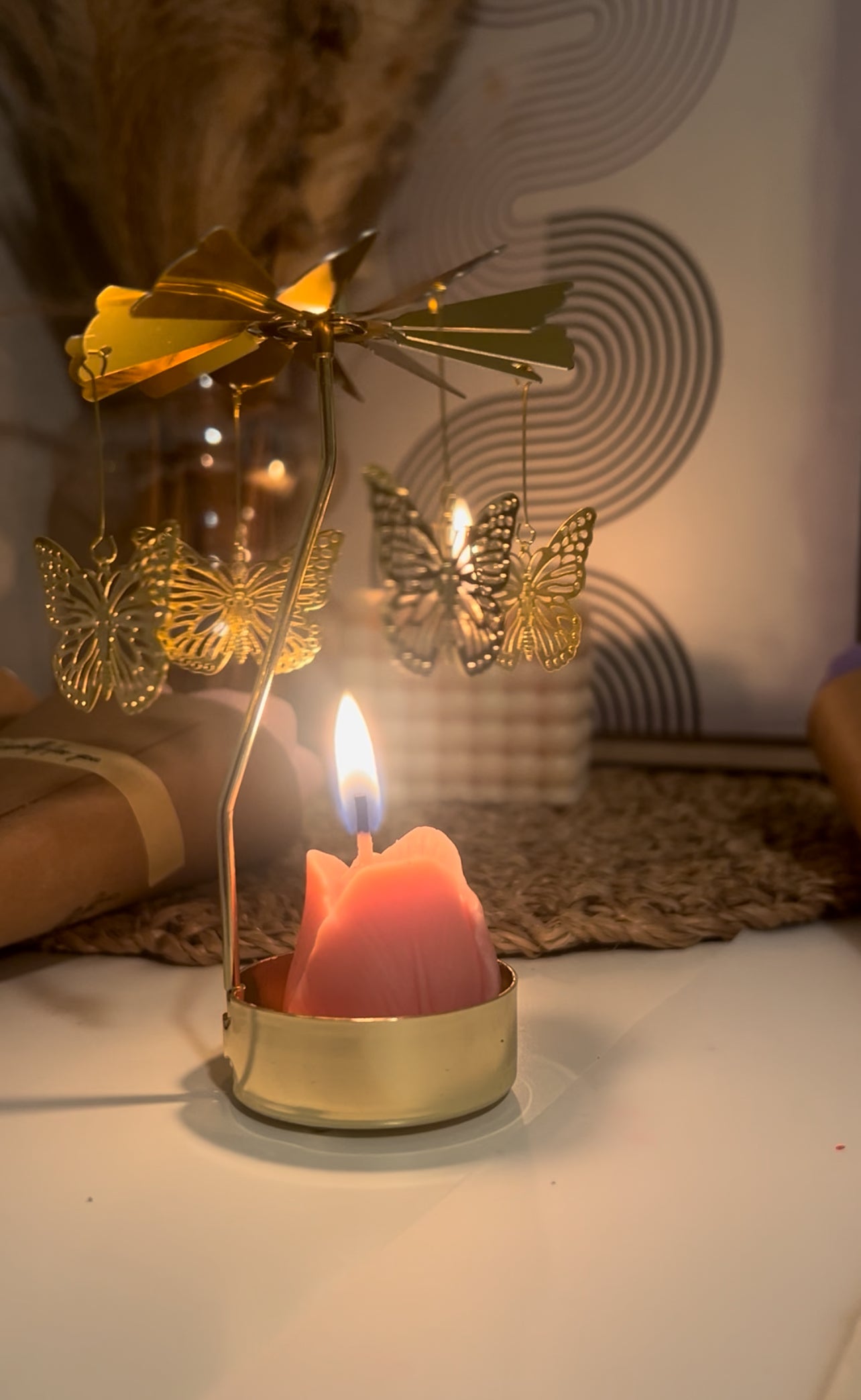 butterfly wind carousel